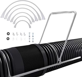 HDPE Corrugated Pipe Tensioner Tool, Heavy Duty Pipe Pulling and Connecting Kit for 8-24 Inch (DN200-600mm), Quick Docking Installation for Drainage, Sewer, Electrical Conduit, Construction Projects