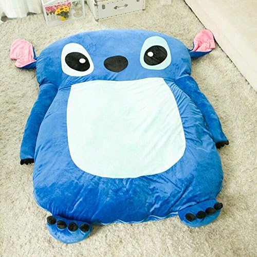Amazon 最終セール1000円値引き 畳ベッド 可愛い スティッチ 暖かい 高品質 ヘッドレス ソファー ダブル ベッド ベッドフレーム オンライン通販