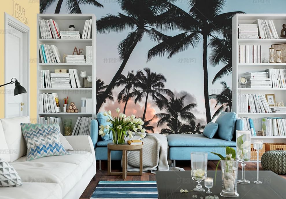 Décoration murale papier peint intissé beach coconut grove haut de gamme - 2