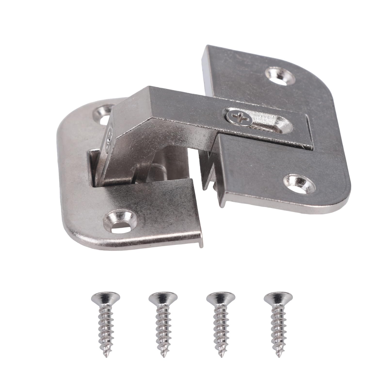 Zinc Alloy Detachable Flipping Hinge Concealed Pie Cut Corner Hinge for Kitchen Cabinets and Wardrobes Smooth Quiet Closing Mechanism Cabinet Bifold Door Replacement