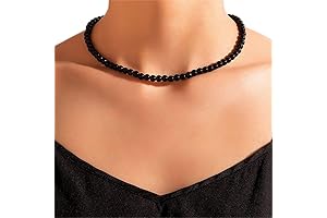 Dainty Black Beaded Necklace: A Touch of Bohemian Elegance