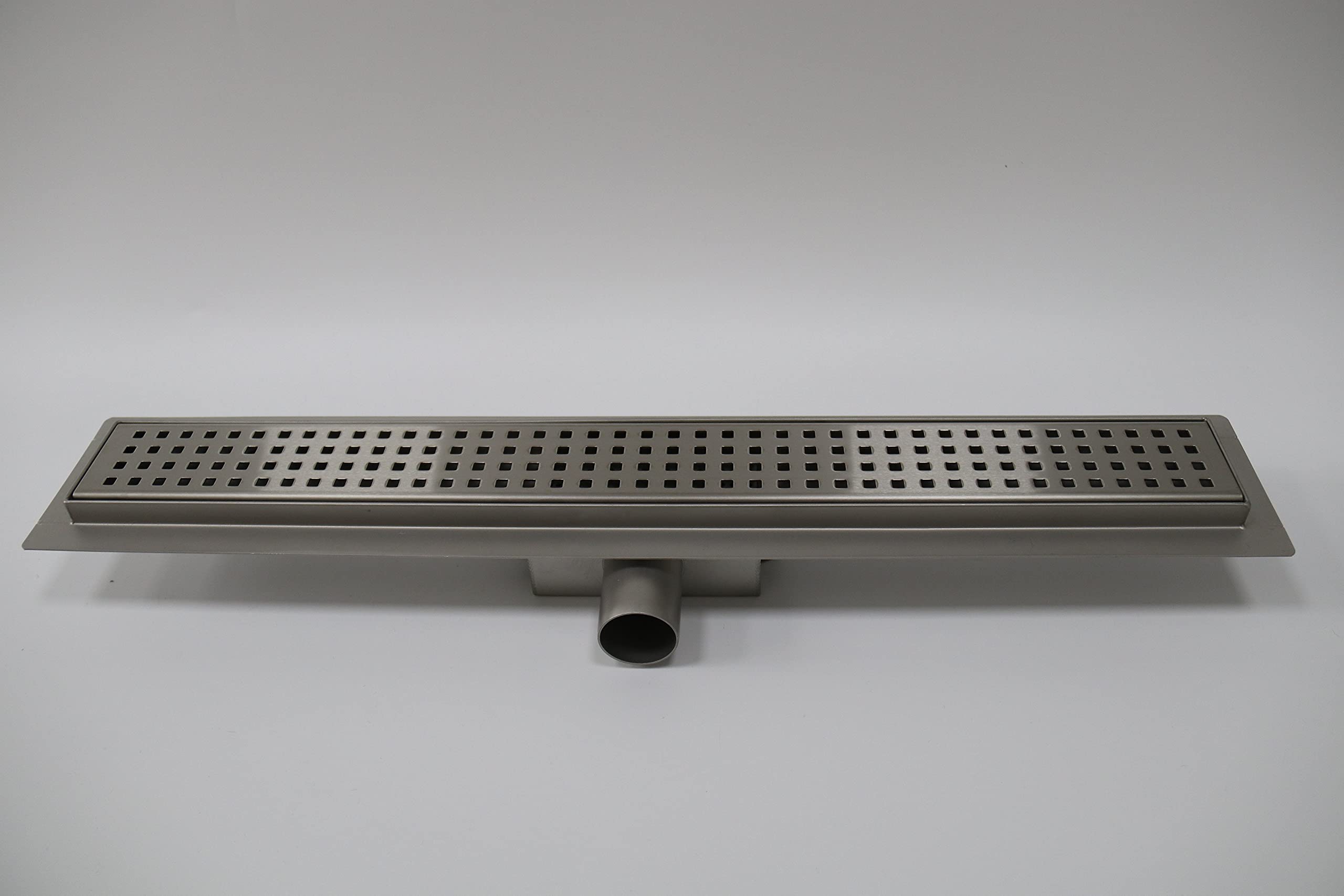 Linear Shower Waste Drain Side Outlet Easy Drain Grates in 500mm, 600mm