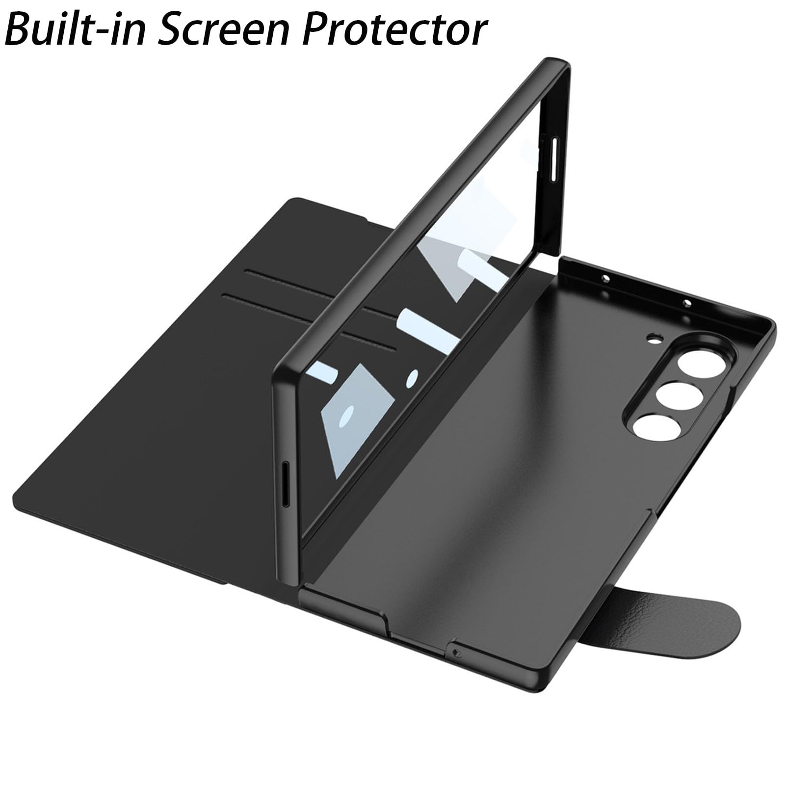 Custodia a libro in pelle per Samsung Galaxy Z Fold 8 Ultra