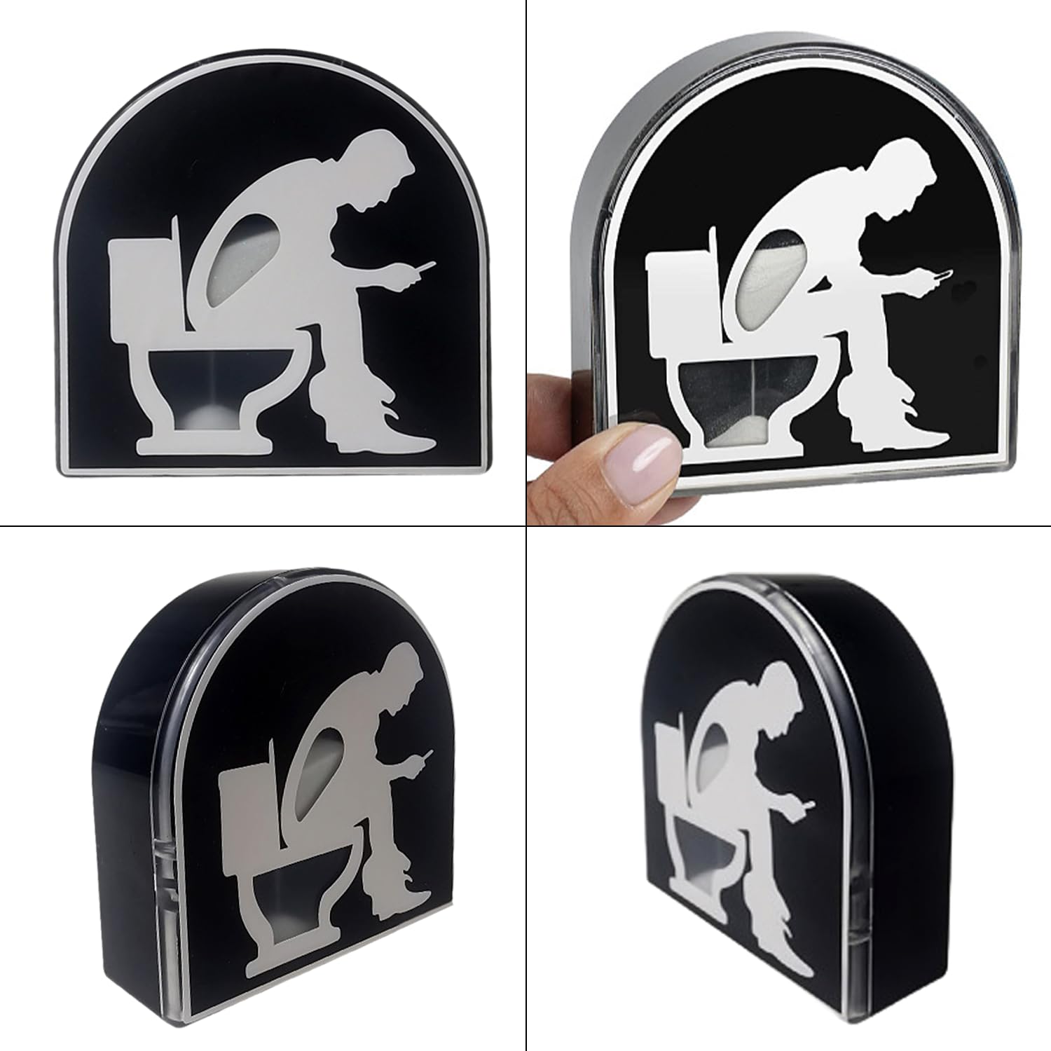 Temporizador de baño Clessidra 5 minutos, juguete decorativo, regalo divertido para el Día del Padre y cumpleaños