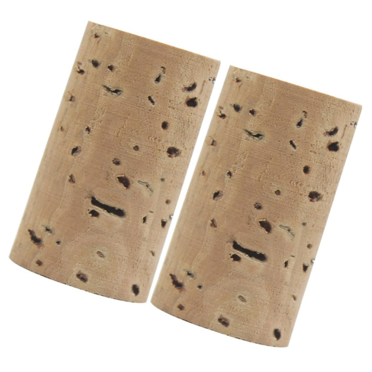 VANZACK 2 pcs Flute Cork Plugs Natural Flute Repair Accessories for Music Instruments Lightweight Portable Simple to Use Maintenance and Protection