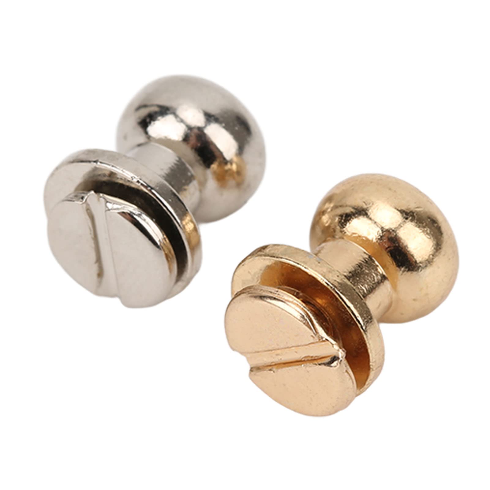 200 juegos de remaches de 9 x 8 mm de cobre puro ligero con cabeza redonda, remaches de cuero para manualidades, surtido de remaches para ropa decorativa, zapatos, bolsos y collares de animales (oro