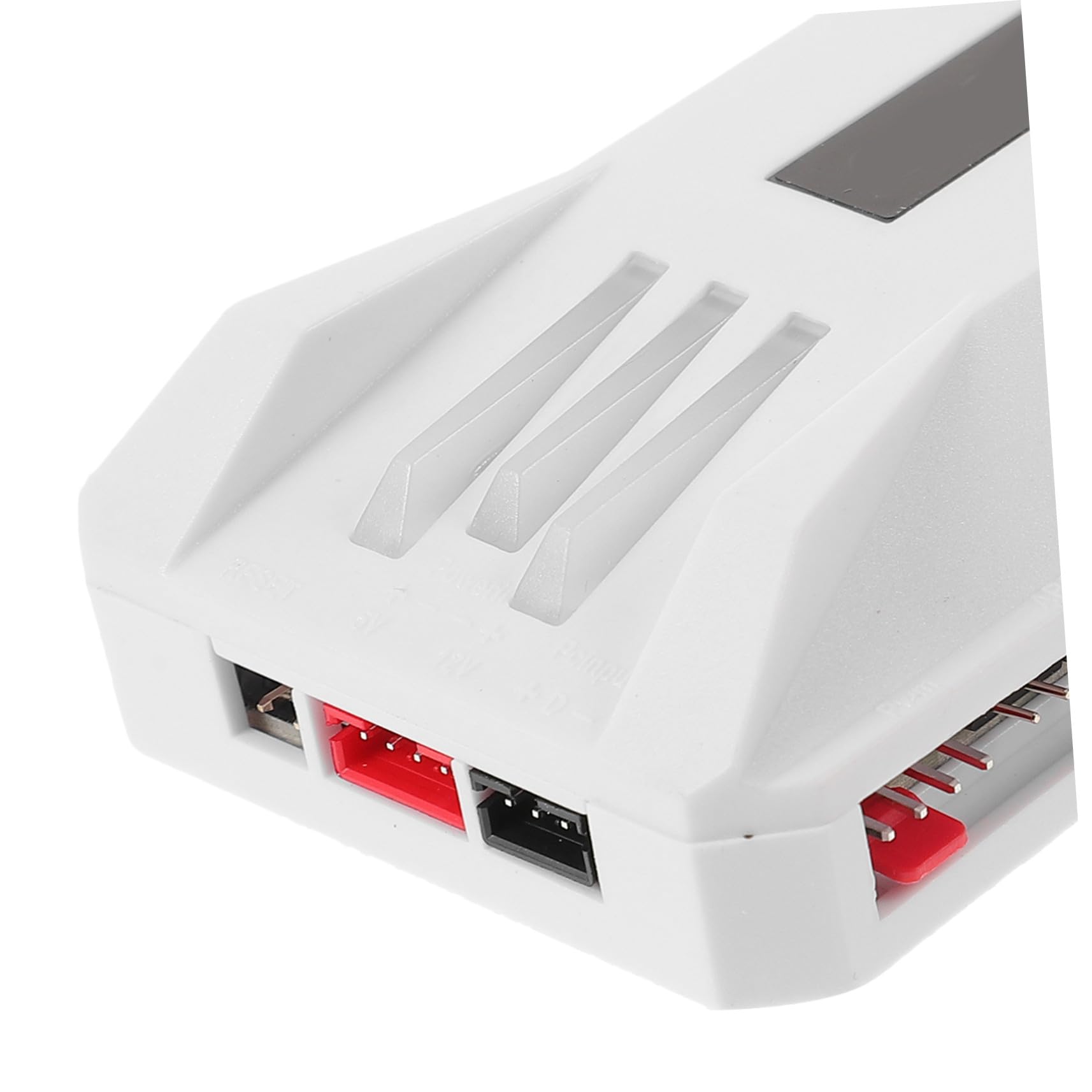 Ventilador de Refrigeración Rgb 12cm Doble Anillo Blanco Abs | Fiesta Verano, Diseño de Doble Iluminación, Formato para Torre y Equipo de Sobremesa
