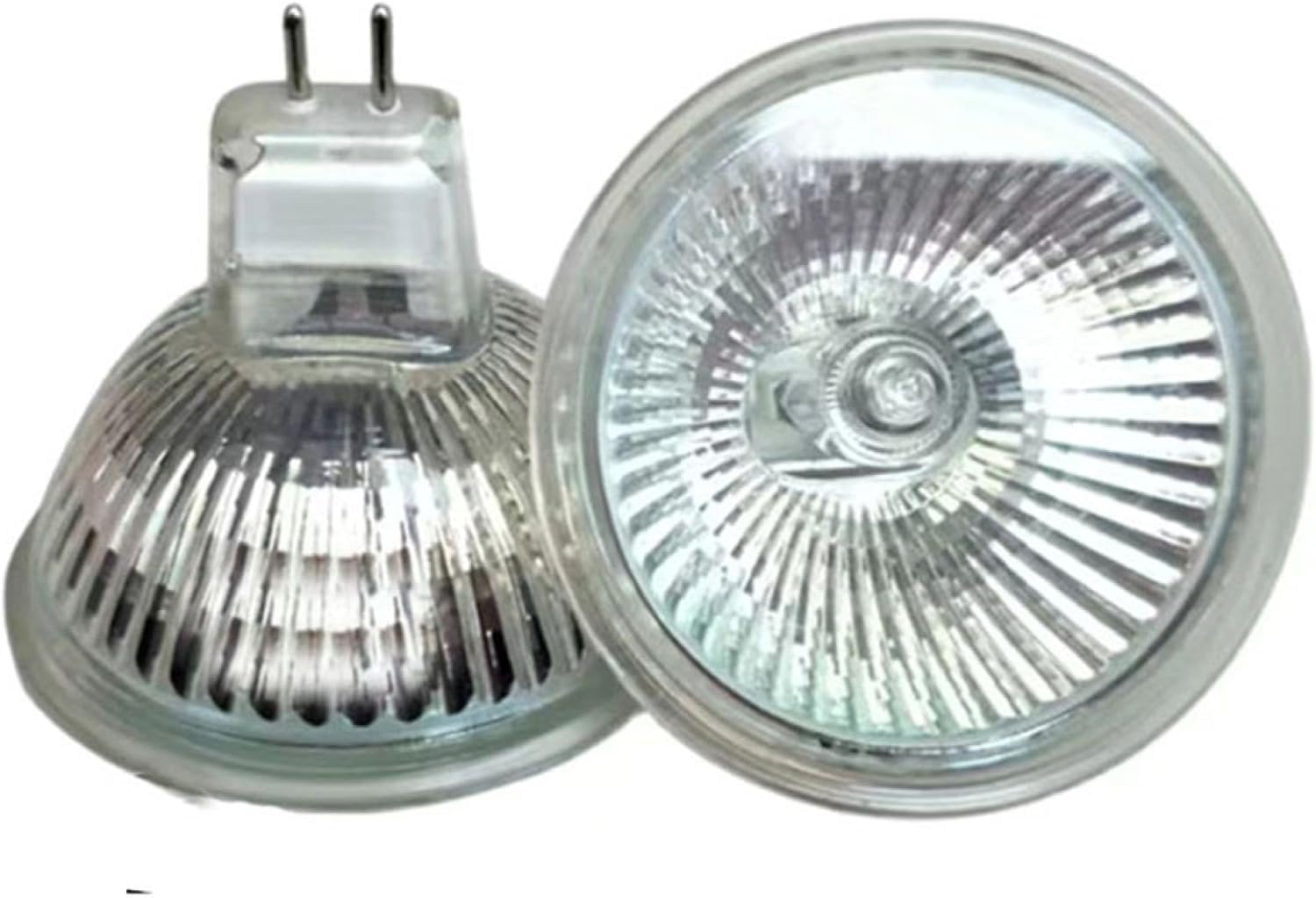 MR16 Halogen Bulb 50W 110V GU5.3 Halogen Spotlight Cup 20W GU5.3 Base Warm White Dimmable for Landscape Lights, Track Lights, Fiber Optics, Desk Lamps 4PCS 35W