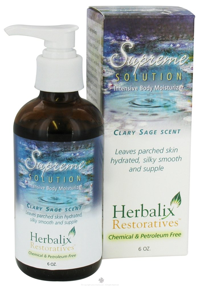 Herbalix Restoratives Supreme Solution Intensive Body Moisturizer - Clary Sage 6 Ounces