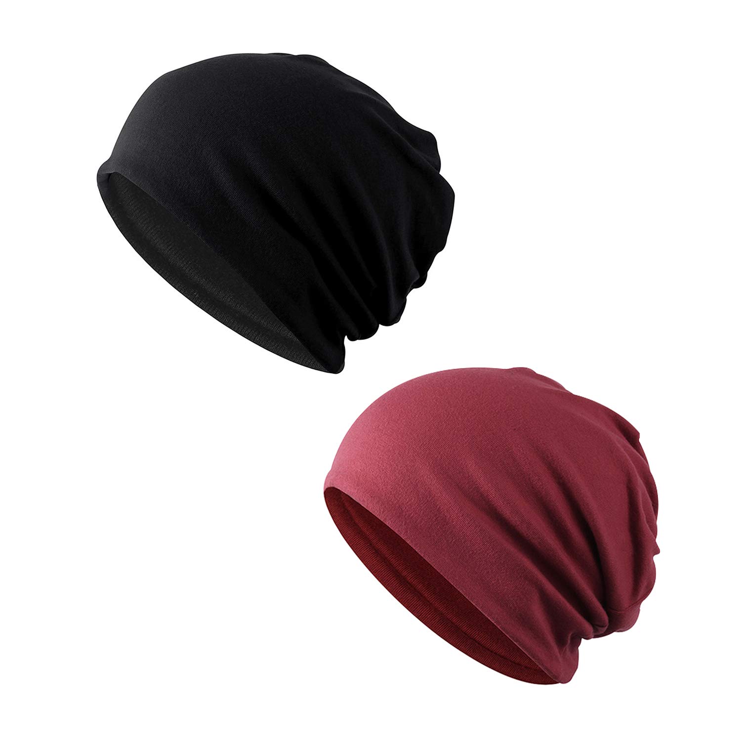 Mens Beanie Cotton Beanies Skull Cap Slouchy Beanie Running Hat Lightweight Hip Hop Dwarf Hat Beanie Hat for Women