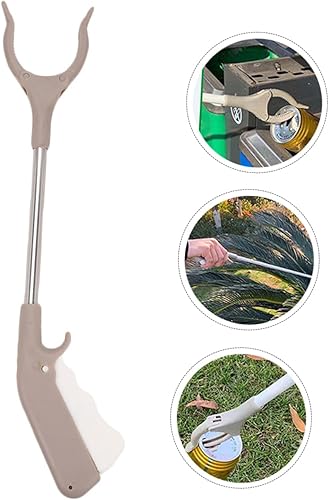Miniatura 6 de Cabilock Herramienta de agarre plegable, agarradores plegables ligeros para ancianos, herramienta de asistencia de alcance para recolección de