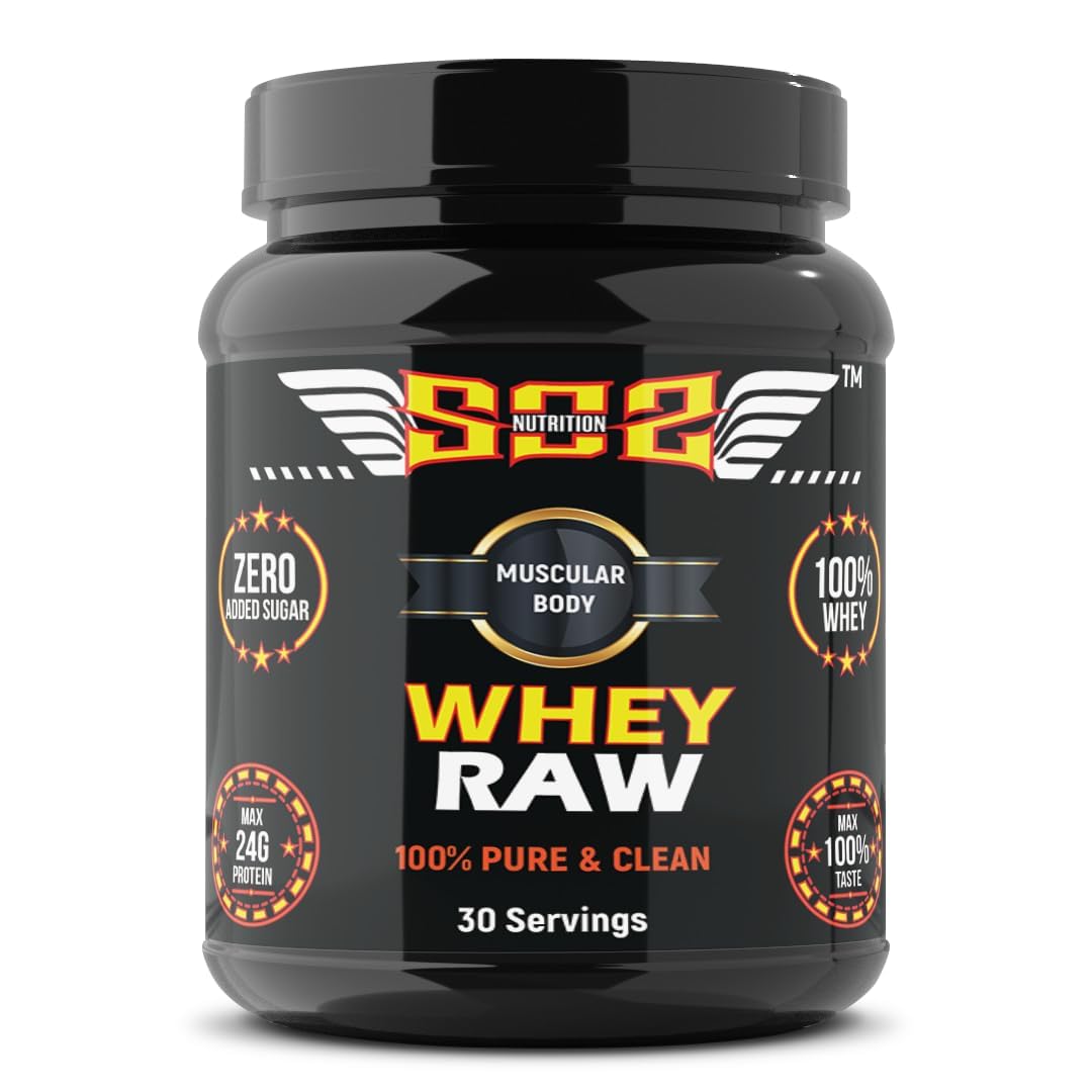 SOS Nutrition Whey Protein Powder for Men, Muscle Building, 24g Protein, 5.5g BCAA (Unflavored, 910g) (B07TRD67B8) Amazon Price History, Amazon Price Tracker