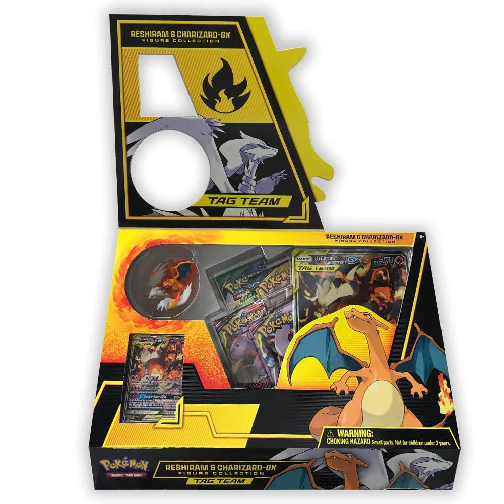Pokemon TCG: Reshiram & Charizard-GX Figure Collection Fashion