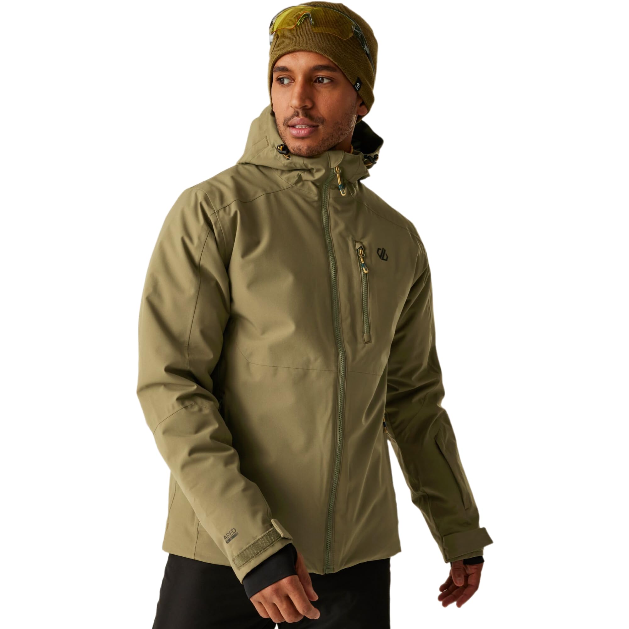 Dare2b Mens Eagle Iii Ski Jacket, Martini Olive, 6XL EU