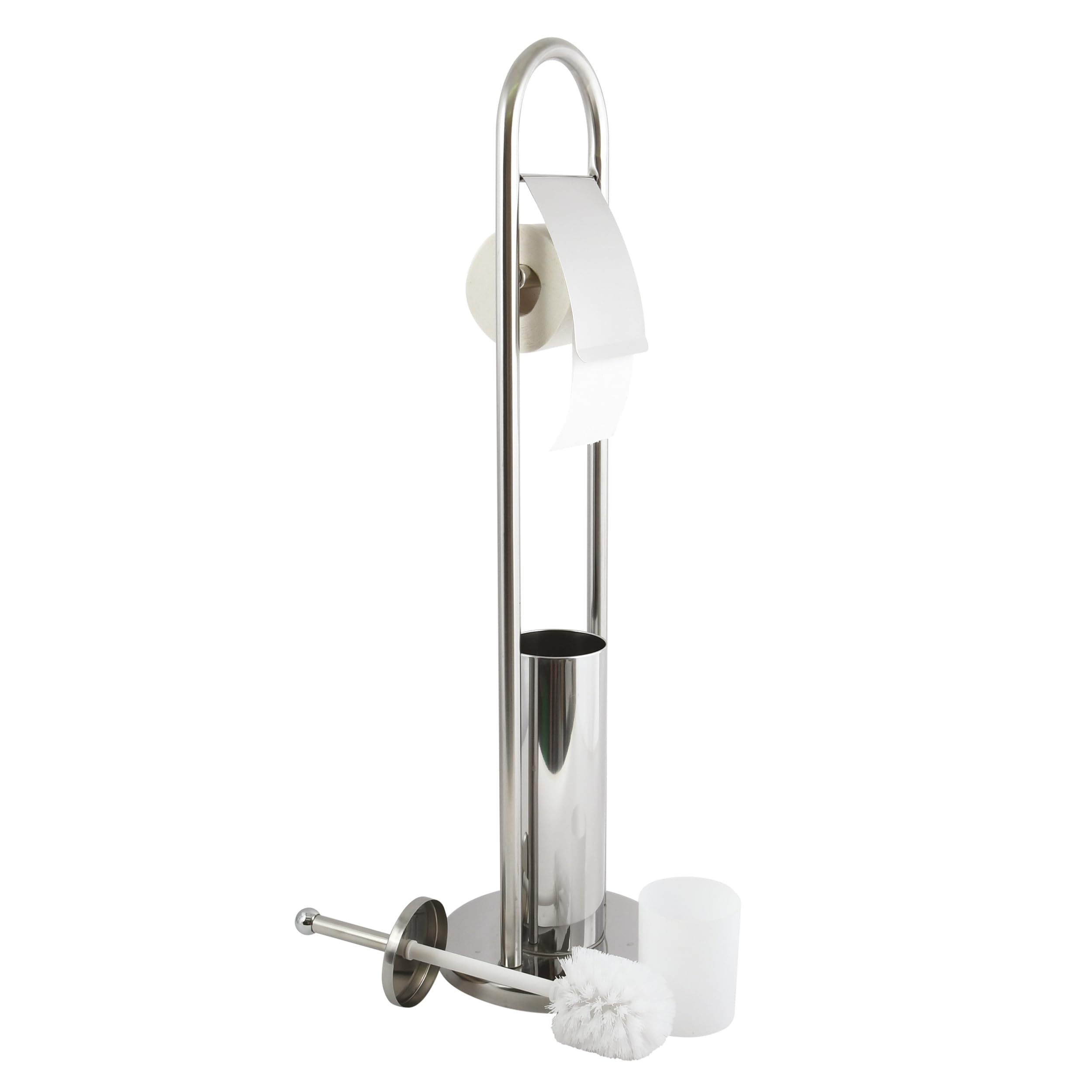 MSV MS723 - Juego para WC, Acero Inoxidable