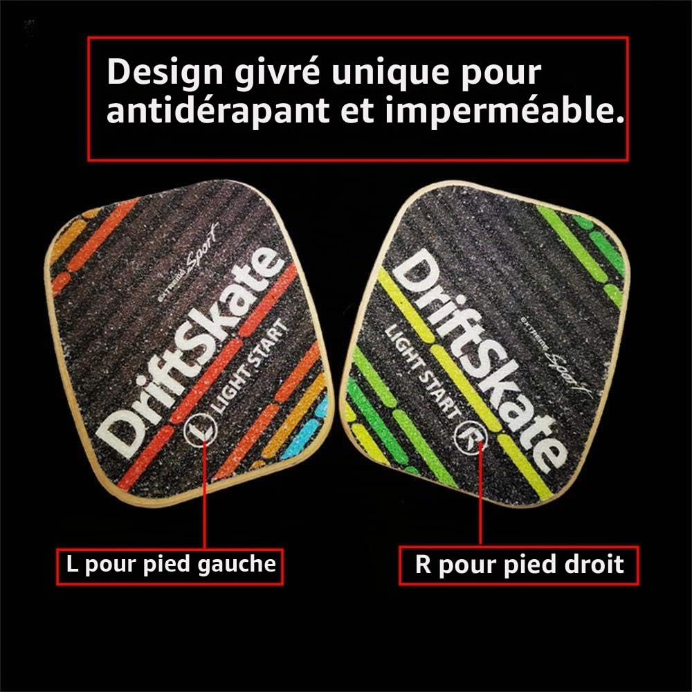 Patins Freeline d'extérieur avec Plaque de dérive - Roues en PU Lisses et durables et roulements ABEC-9 - Profitez du Plaisir du Patinage et repoussez Vos limites.