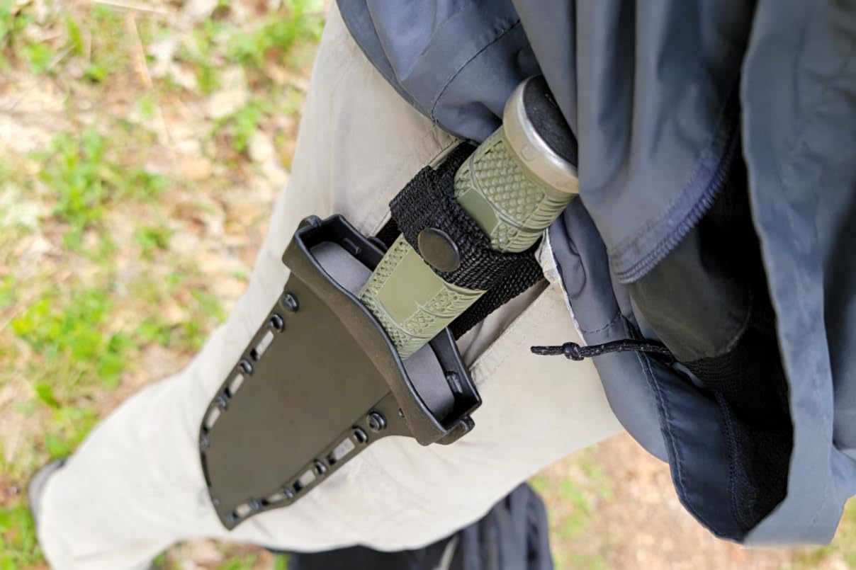 Generico TEERMA XP3 Forgiatura integrata fixed blade Coltello multiuso, Utilizzato principalmente per campeggio, caccia, pesca, esplorazione della giungla, escursionismo