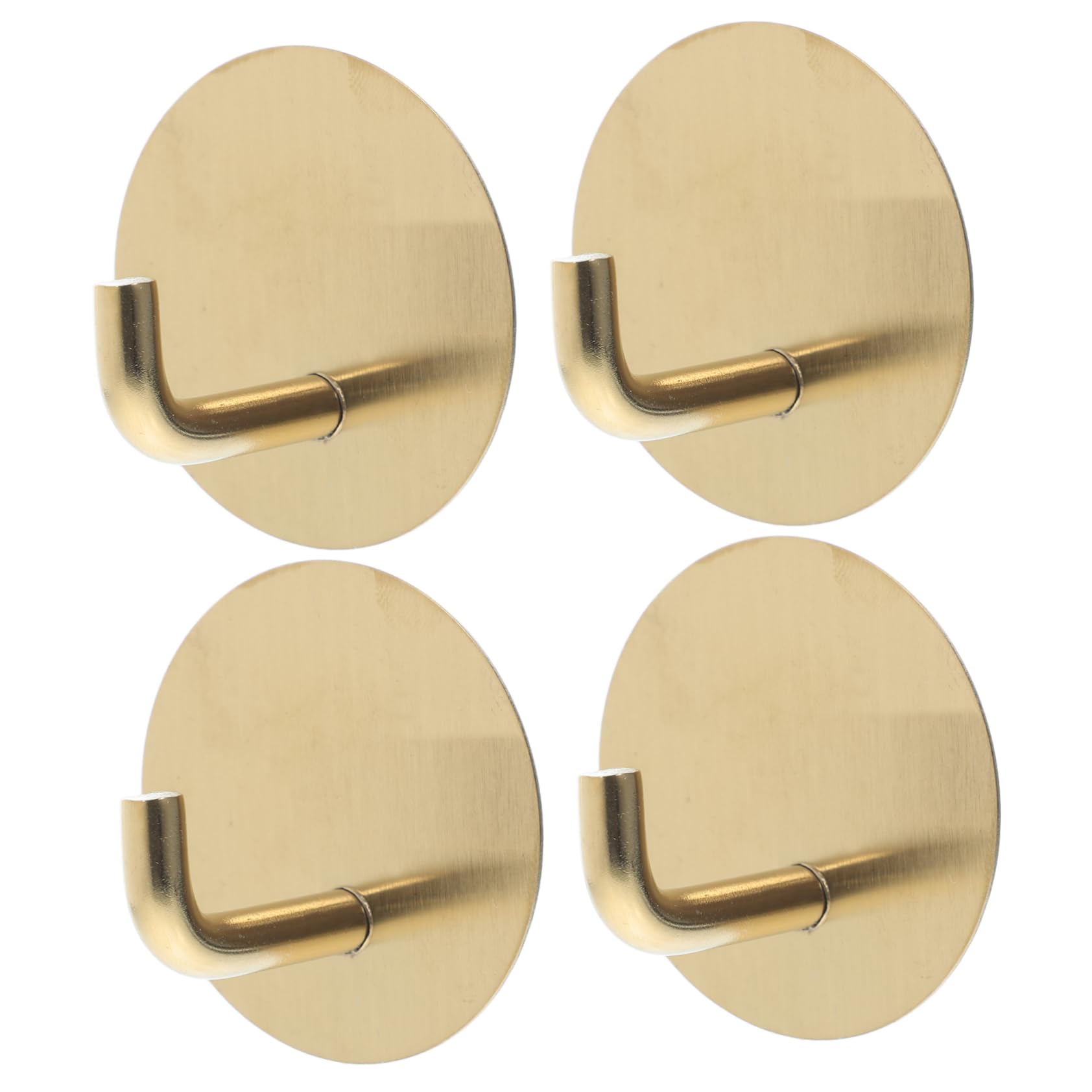 SHINEOFI 5 Series Ganchos Adhesivos Para Toallas Colgador De Puerta Colgador De Pared Para Batas Toallero Almacenamiento De Baño Toalla De Mano Perchero De Acero 4 piezas x 5