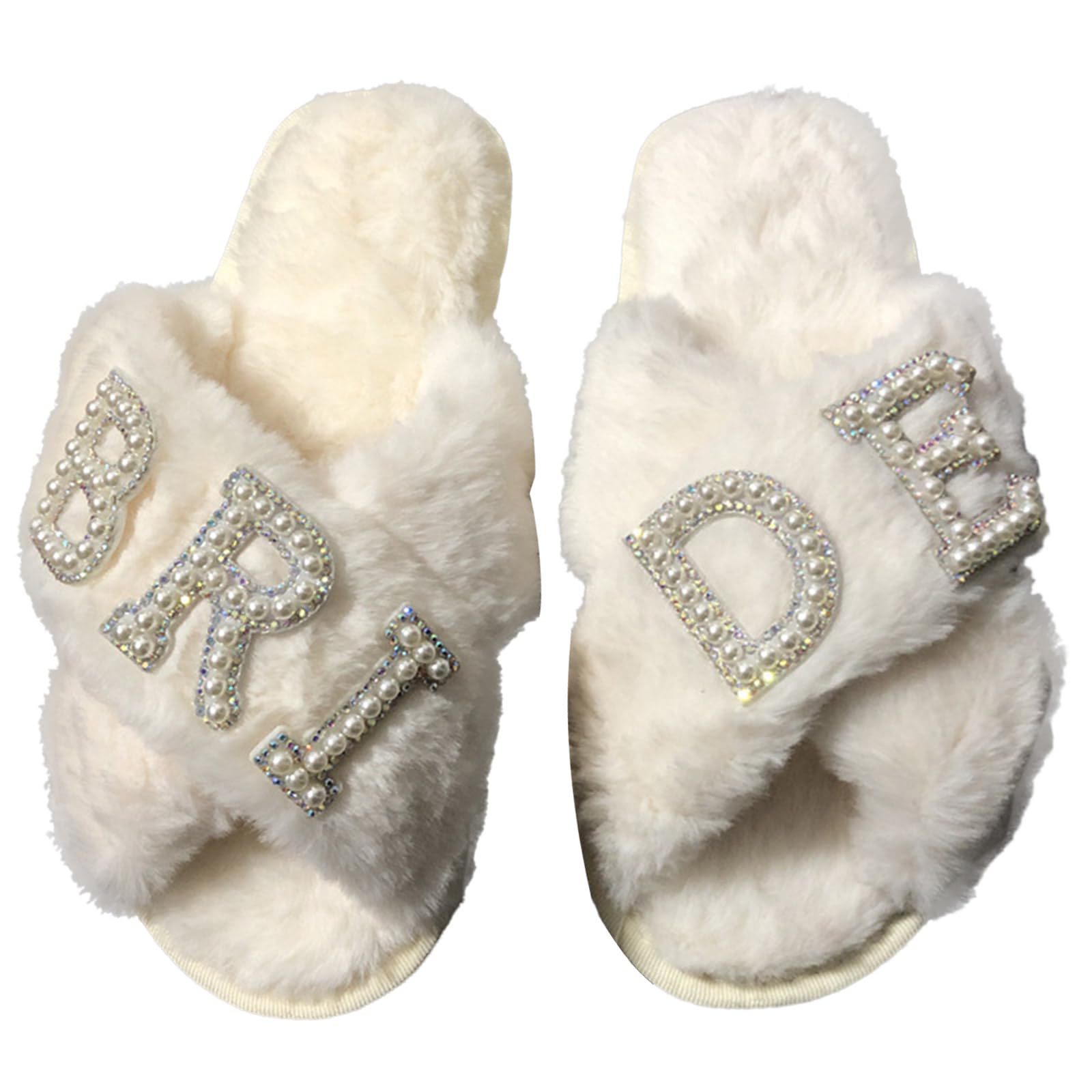 Tsophreniq Wedding Slippers Stylish and Comfortable Shoes Footwear Home Slippers for Special Celebrations Wedding Parties Bride
