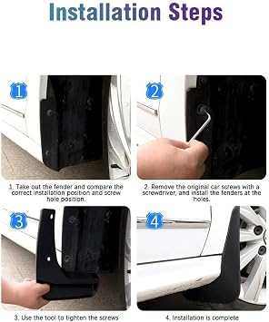 Splash Guards For Hyundai For SanFe 2019-2022 Car Mudguards Splash Guard Front Rear Fenders Accessories Wheel Protection Car Mud Flaps