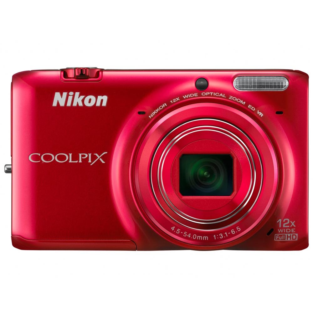 Buy Nikon Coolpix S6500 16MP Point and Shoot Camera (Red) with 12x 