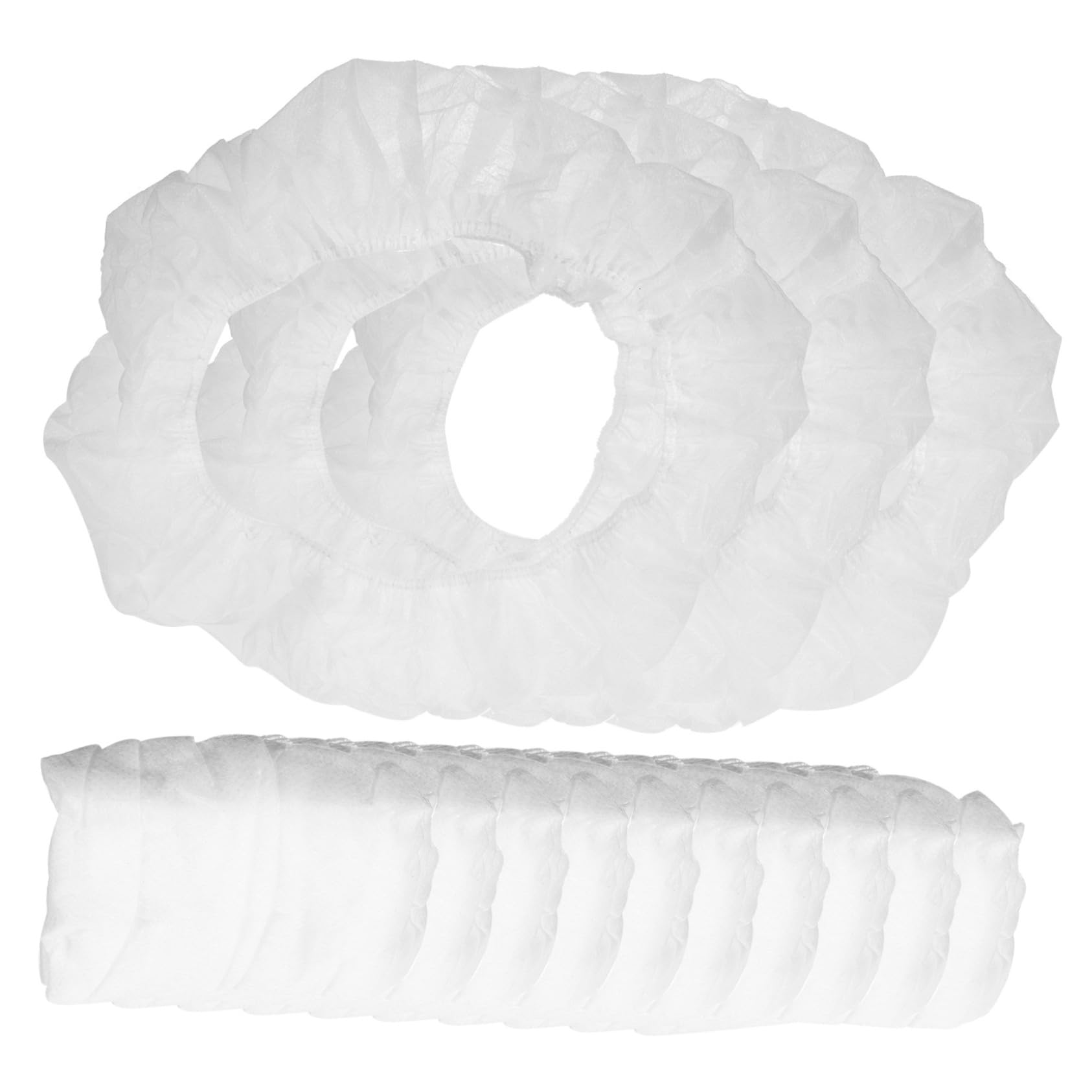 KICHOUSE Toilet Seat Covers Set 50 Pack Sanitized Non-Woven Covers for Boys and Girls Portable Potty Training Seat