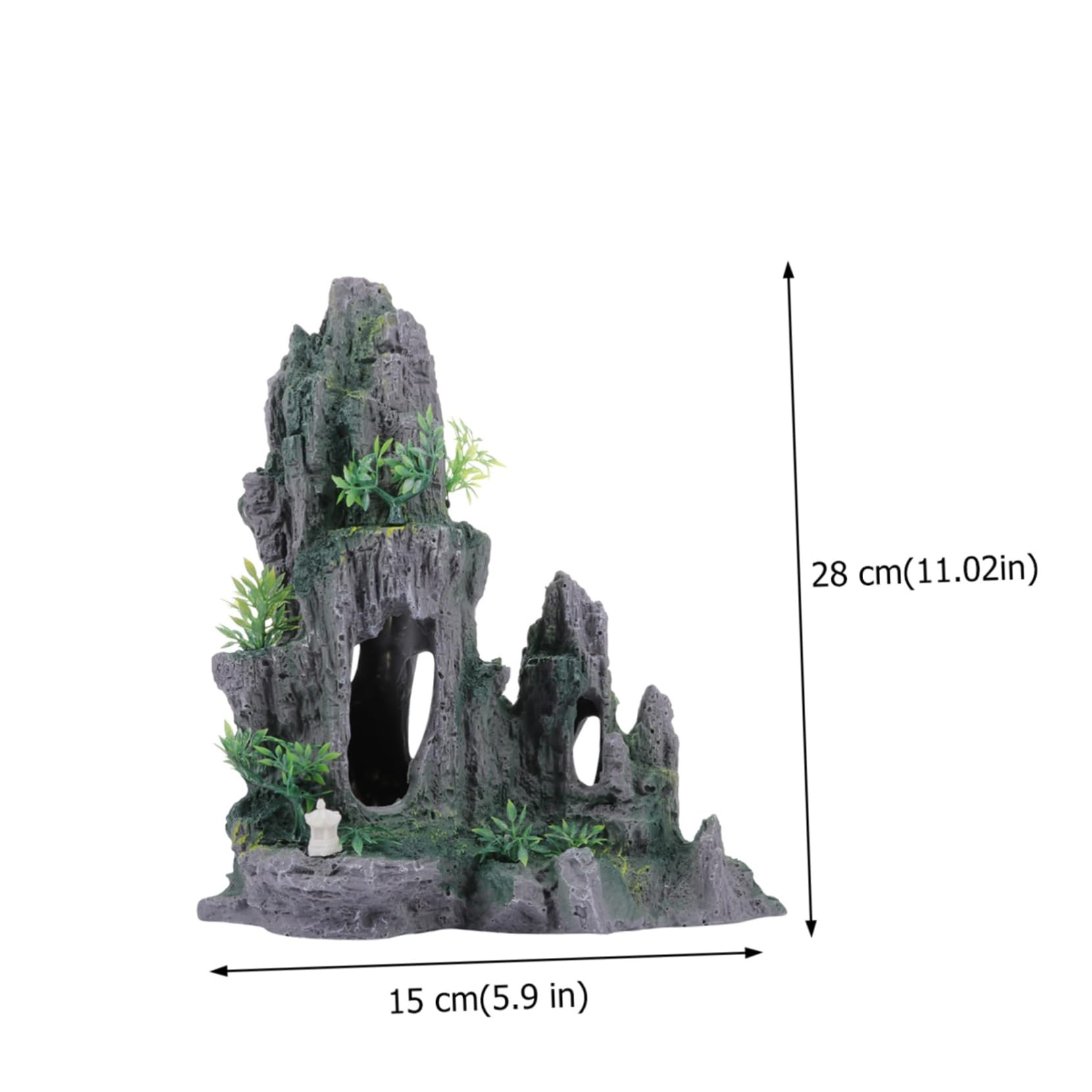 Sosoport Decoración De Rocalla para Acuario Roca Artificial Decoración De Acuario para Peceras