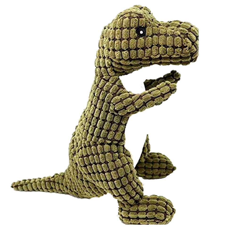 PETANGEL Stuffed Dog Toy | Squeaky Dog Toy | Dog Chew Toy | Aggressive Chewer | Dinosaur Plush Dog Toy| Chewing and Durable Toys | Puppy Medium Dogs - Green (B09J12MBPP) Amazon Price History, Amazon Price Tracker