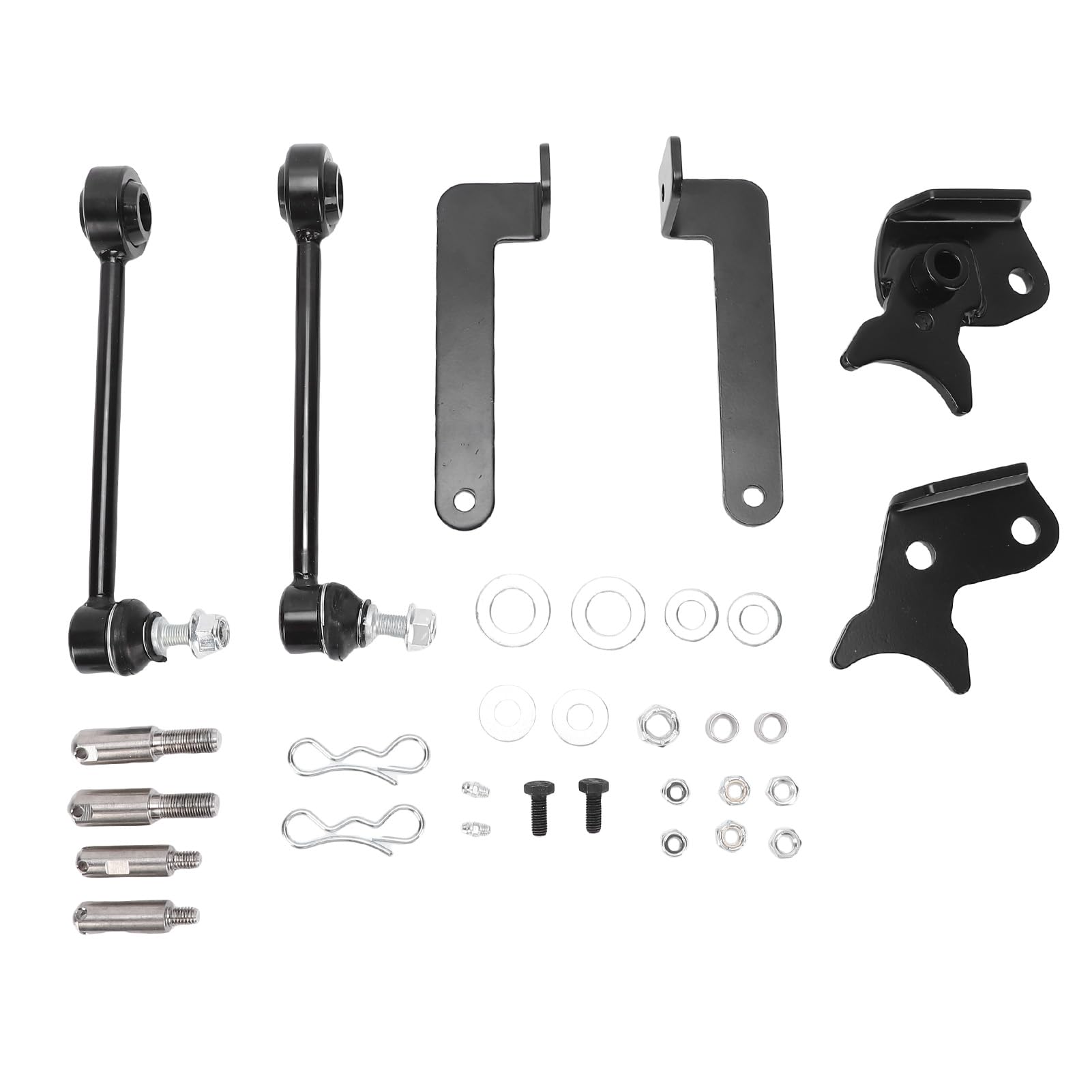 CHICIRIS Collegamenti di Disconnessione Stabilizzatore Anteriore Premium Adatti per JL 2 Porte Unlimited 4 Porte con Altezze di Sollevamento Regolabili