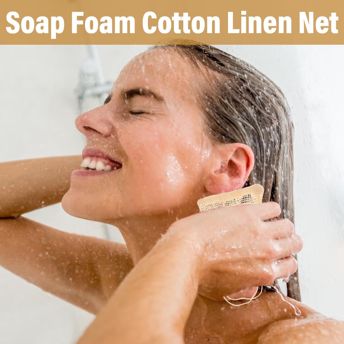 Bolsas de Jabón Natural de Sistal para Ducha Exfoliación Masaje 6 Piezas