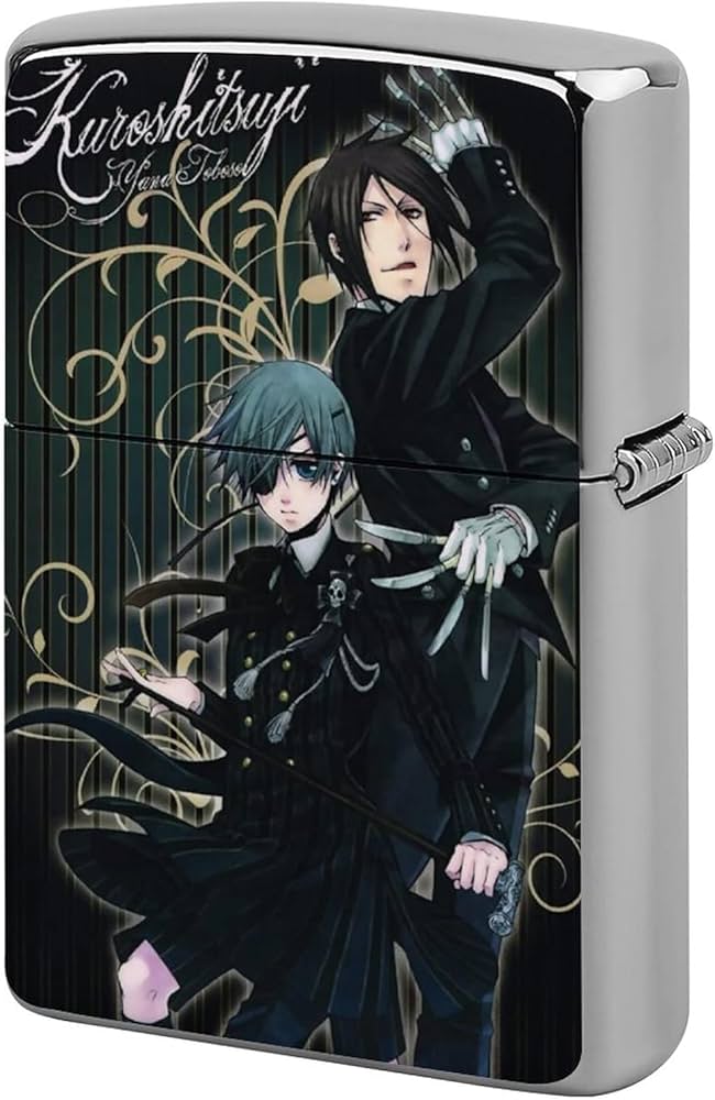 Amazon.co.jp: ZIPPO用ライターケース 黒執事クロシツジ