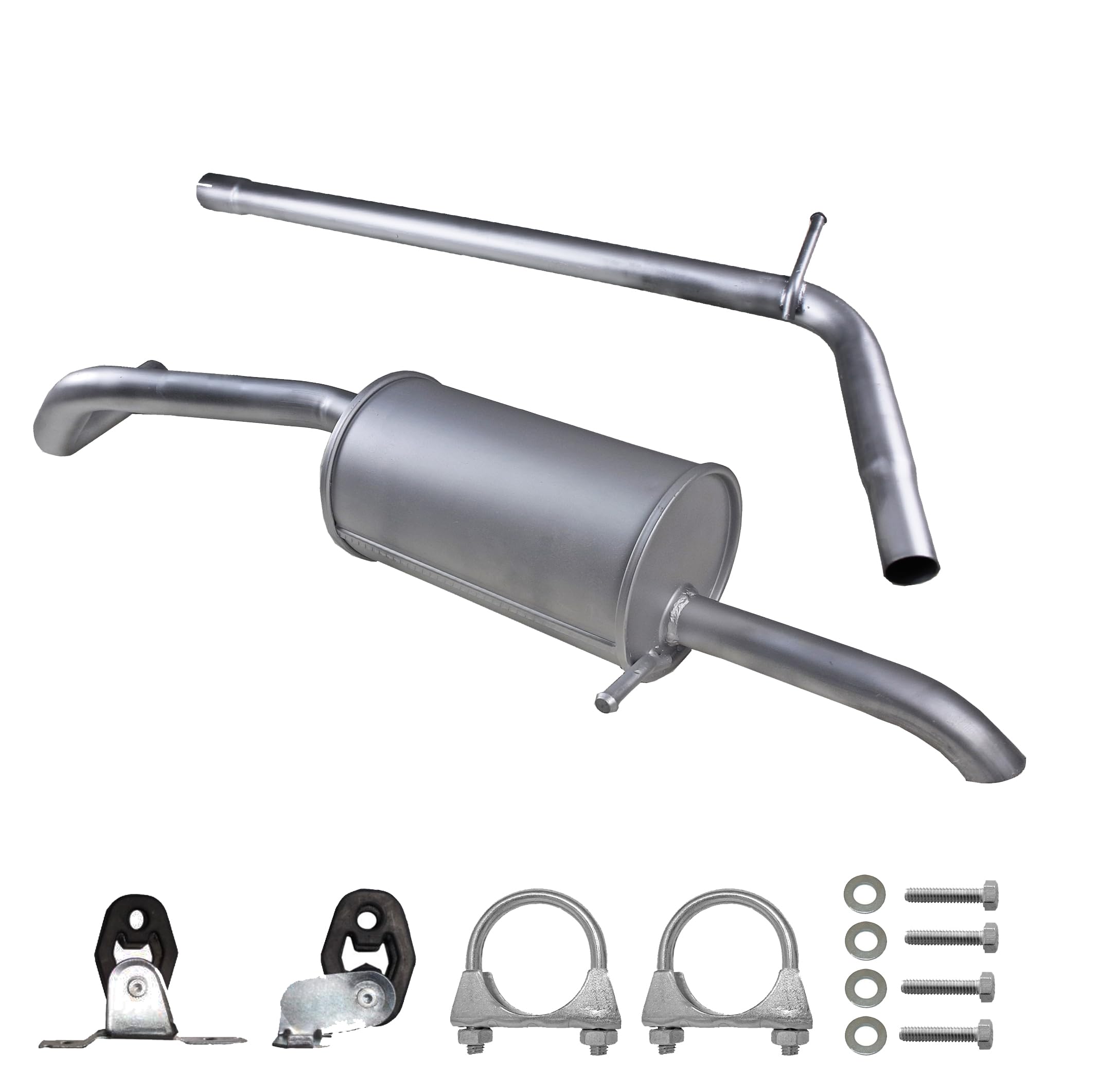 Ferroz Export Ersatz für Auspuff VW FOX 1.2 2005-2011 Rohr+Endschalldämpfer Auspuffanlage