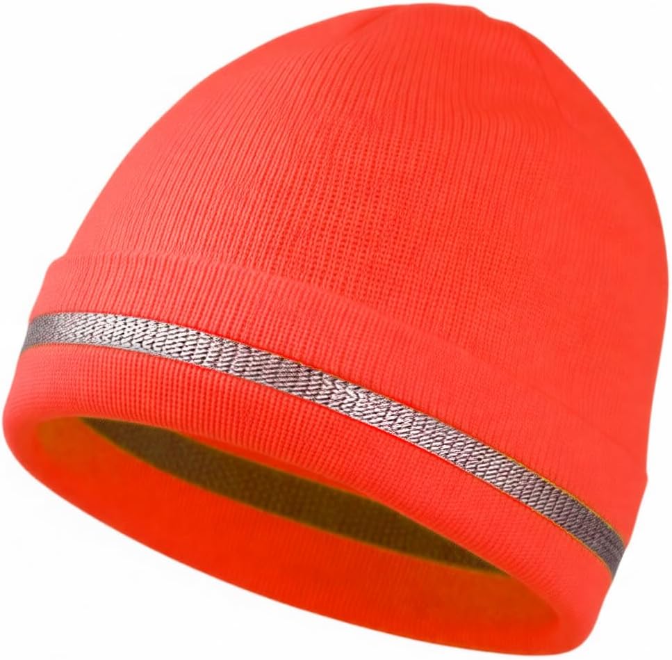 Occunomix Hi-Vis Hi-Viz Knit Cap with Polyester Lining One Size Fits Most