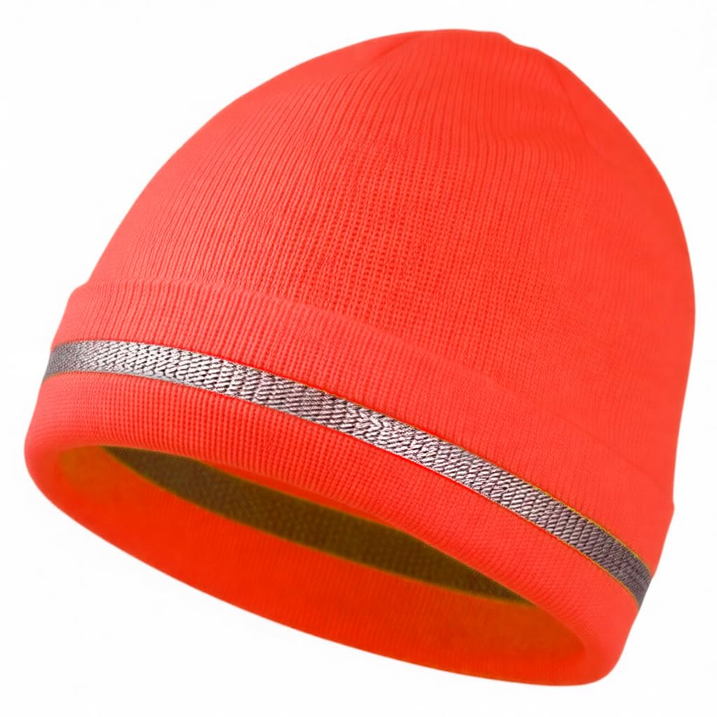 Occunomix Hiviz Knitted Cap One Size Orange by Occunomix