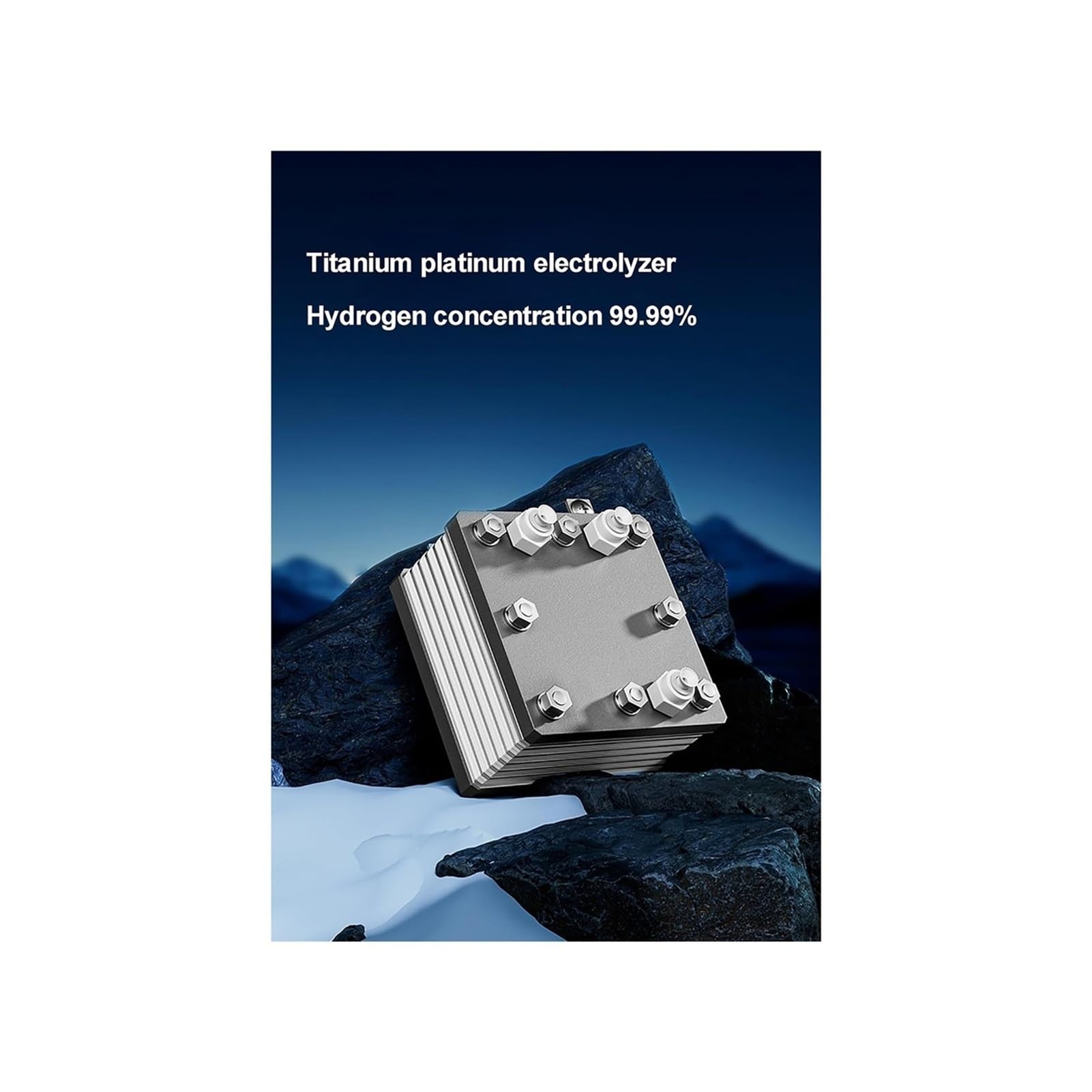 Urządzenie Do Inhalacji Wodorem, Przenośny Inhalator 2 W 1 Z Separacją HO, 3-wyjściowy Gaz Brownsa, Wysoka Czystość 99,99%, Regulowany Przepływ, Generator Wody Wodorowej(1500ml/min)