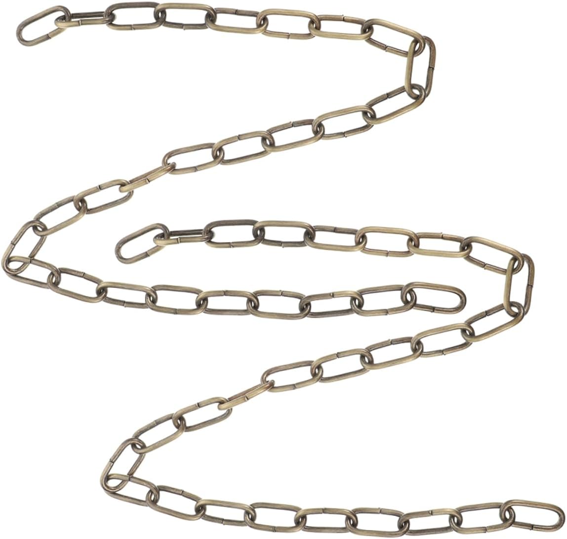 Ciieeo 2pcs Chandelier Chain Heavy Duty Metal Light Fixture Chain Decorative Pendant Light Hanging Accessory for Home Lighting Suitable for DIY and Indoor Use