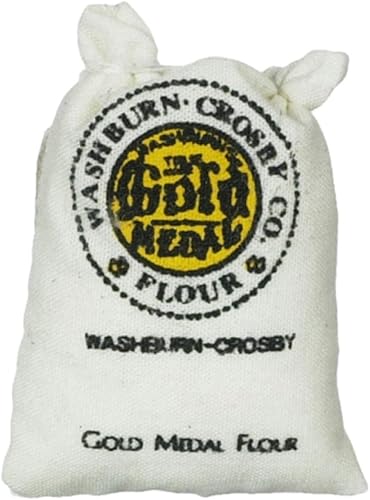 Saco de harina en miniatura de casa de muñecas