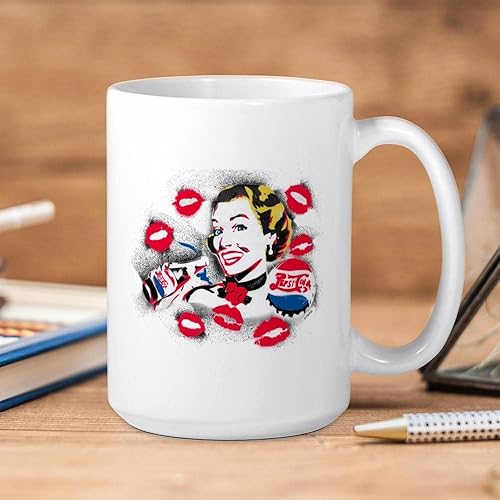 Miniatura 4 de CafePress Pepsi Woman 15 oz (444 ml) Ceramic Coffee Mug