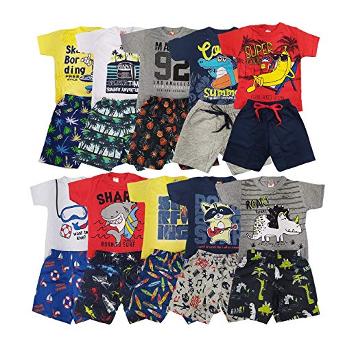 KIT com 10 Conjuntos Infantil de 1 a 10 anos (Tamanho 4)