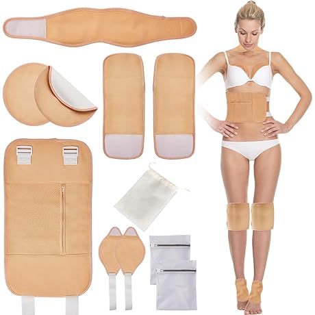 11Pcs Castor Oil Pack Wrap To Support Liver Detox