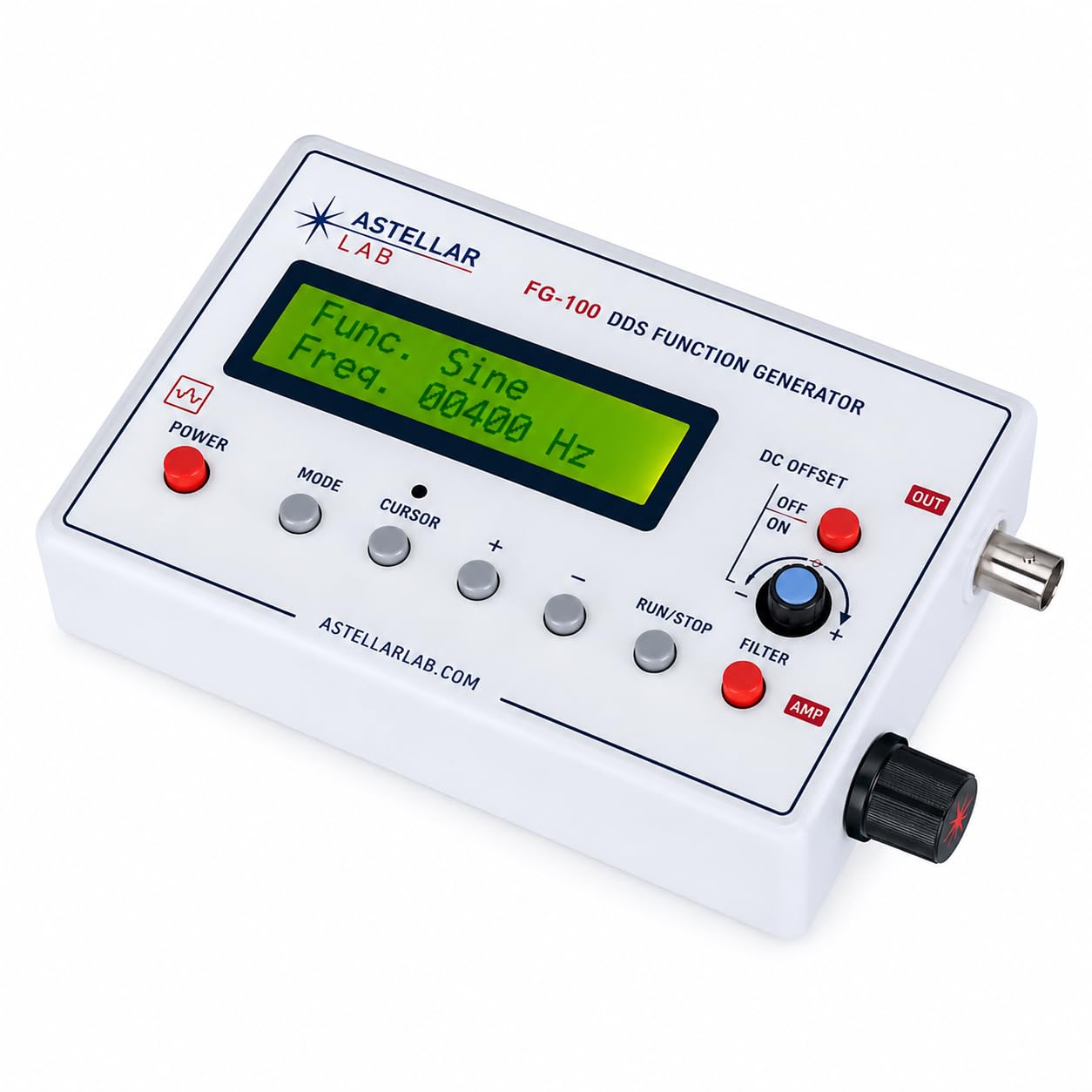 ASTELLAR LAB DDS Signal Generator FG-100 LCD Display Sine Frequency 1HZ-500KHz Counter Function Signal Source Generator Meter-image-42