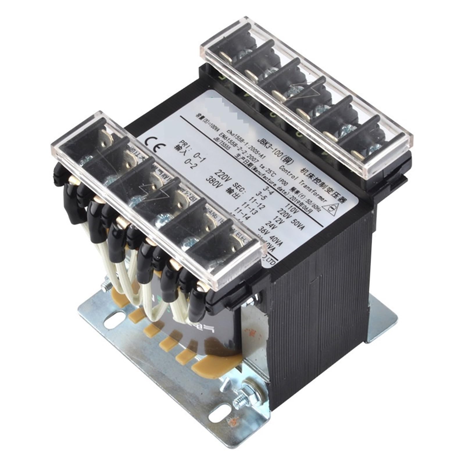 Transformateur JBK3-100VA en tout cuivre, l'excellence de la commande électrique