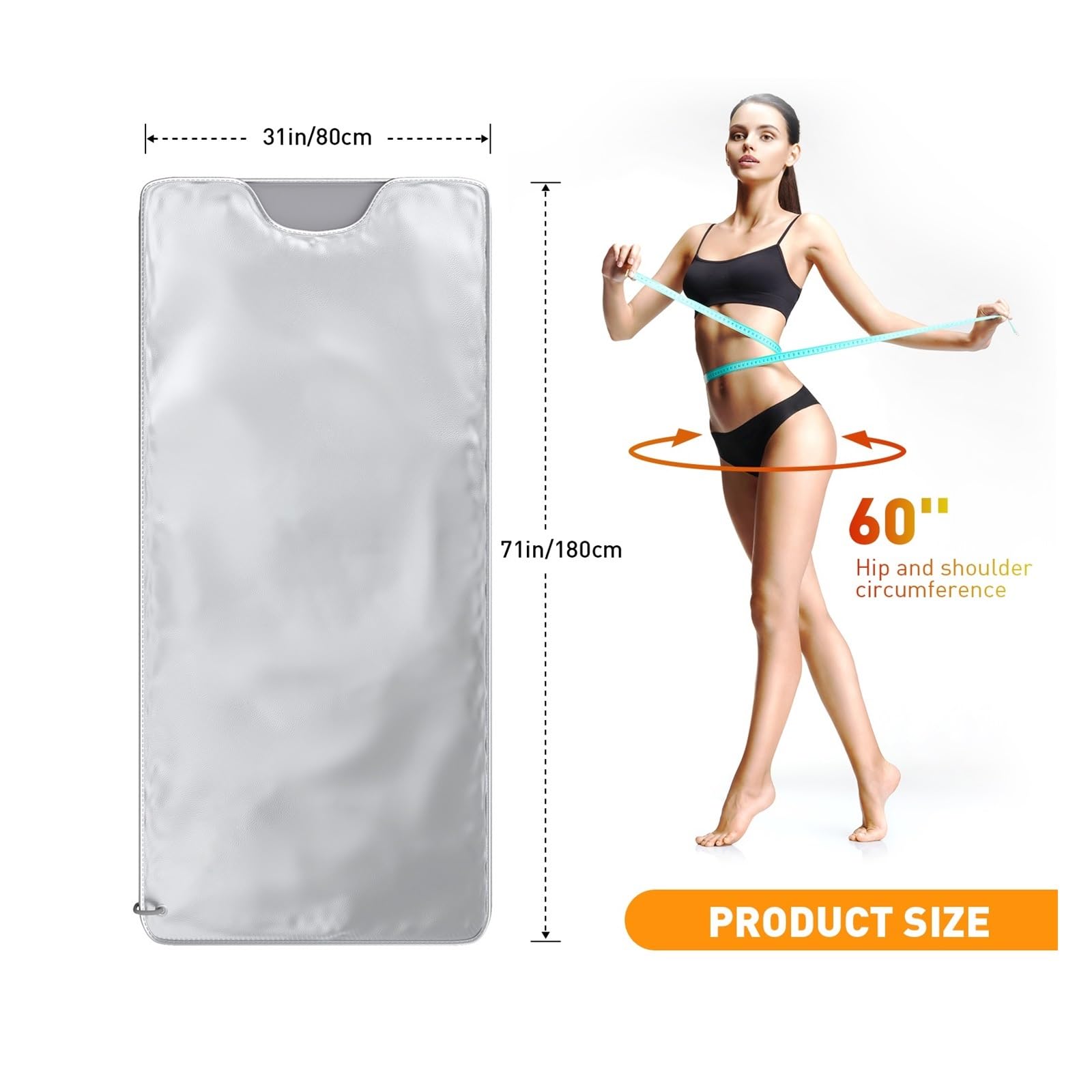 Coperta per sauna a infrarossi Coperta for sauna a infrarossi professionale, terapia di disintossicazione termica estetica elettrica dimagrante bruciata dai grassi, coperta for sauna a casa for donne
