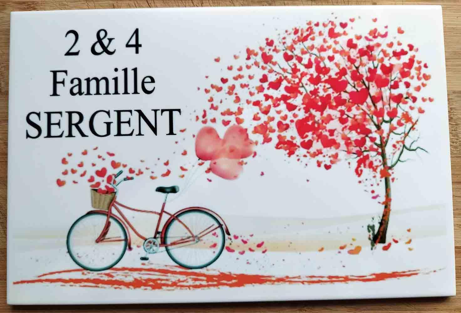 Pancarte de maison à personnaliser avec un texte - Plaque de 15x20cm