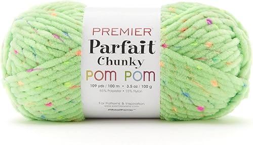 Premier Parfait Chunky Pom Pom Yarn-Limelight