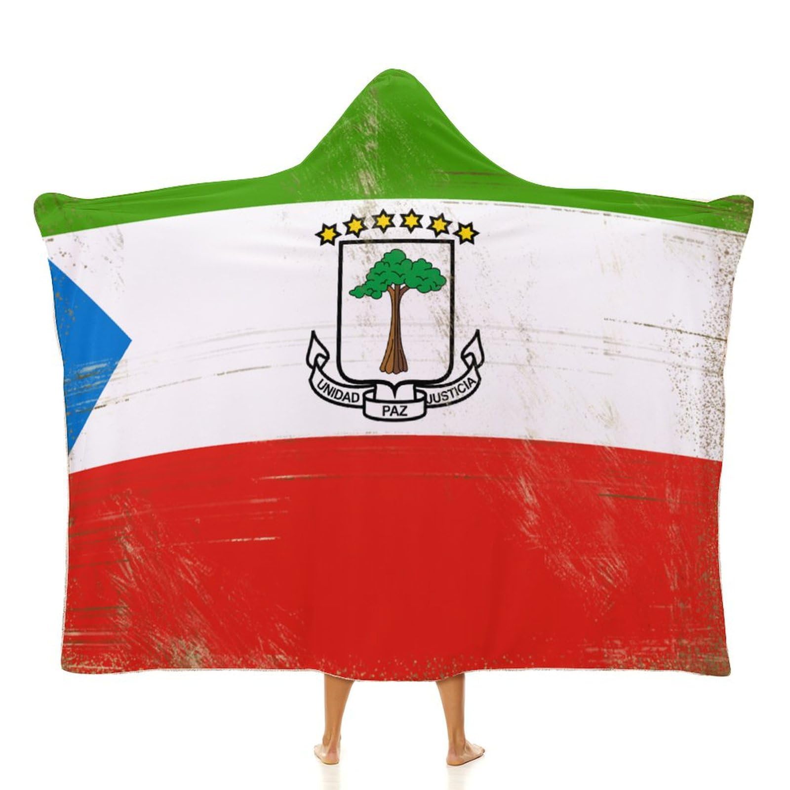 Couverture à capuche douce vintage chaude et légère pour adultes et enfants