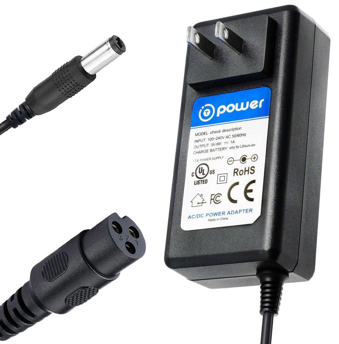 Amazon.com: T POWER 42V Battey Charger for X Hover-1 Hovsco Hyper