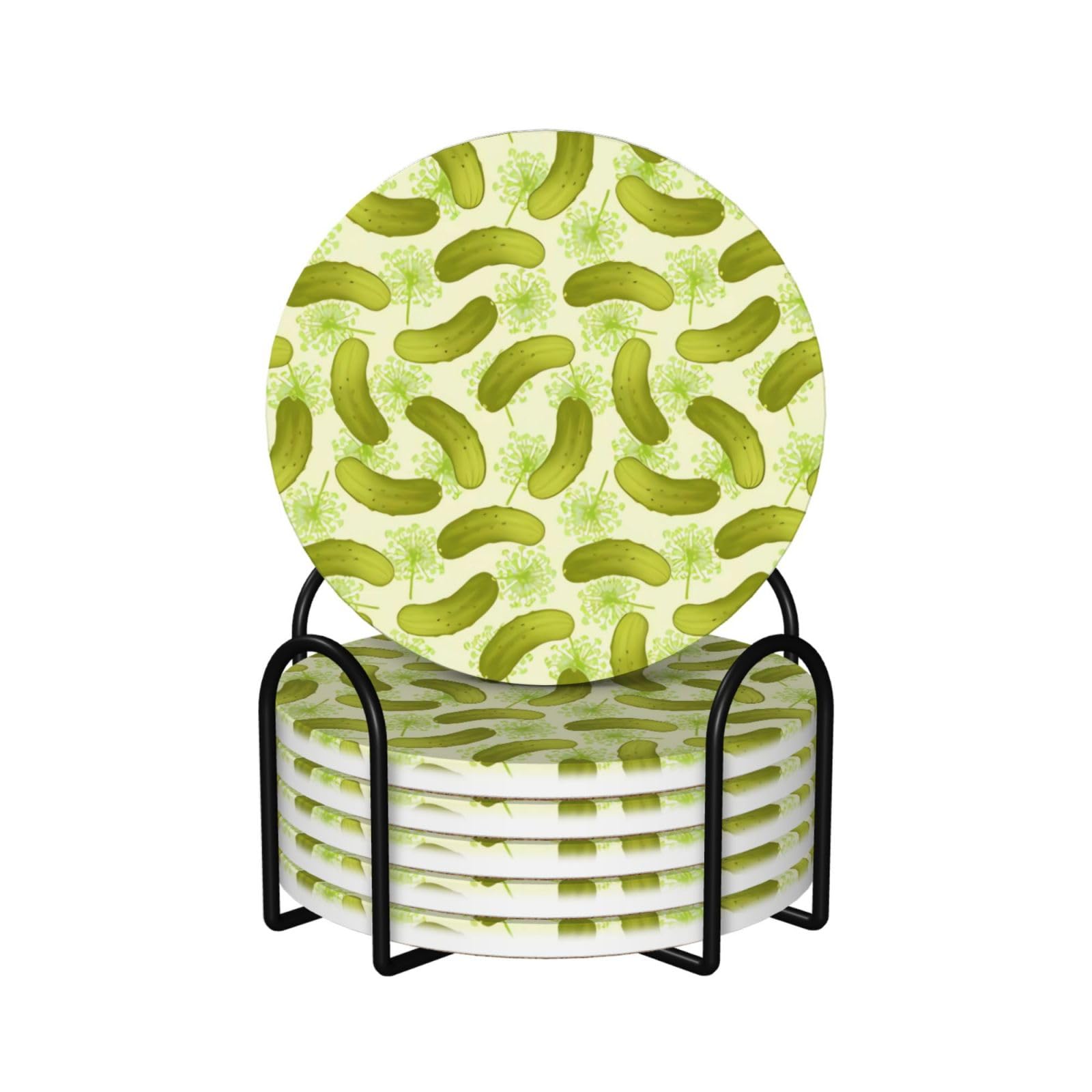 Dessous de verre céramique support métal pour protéger vos tables