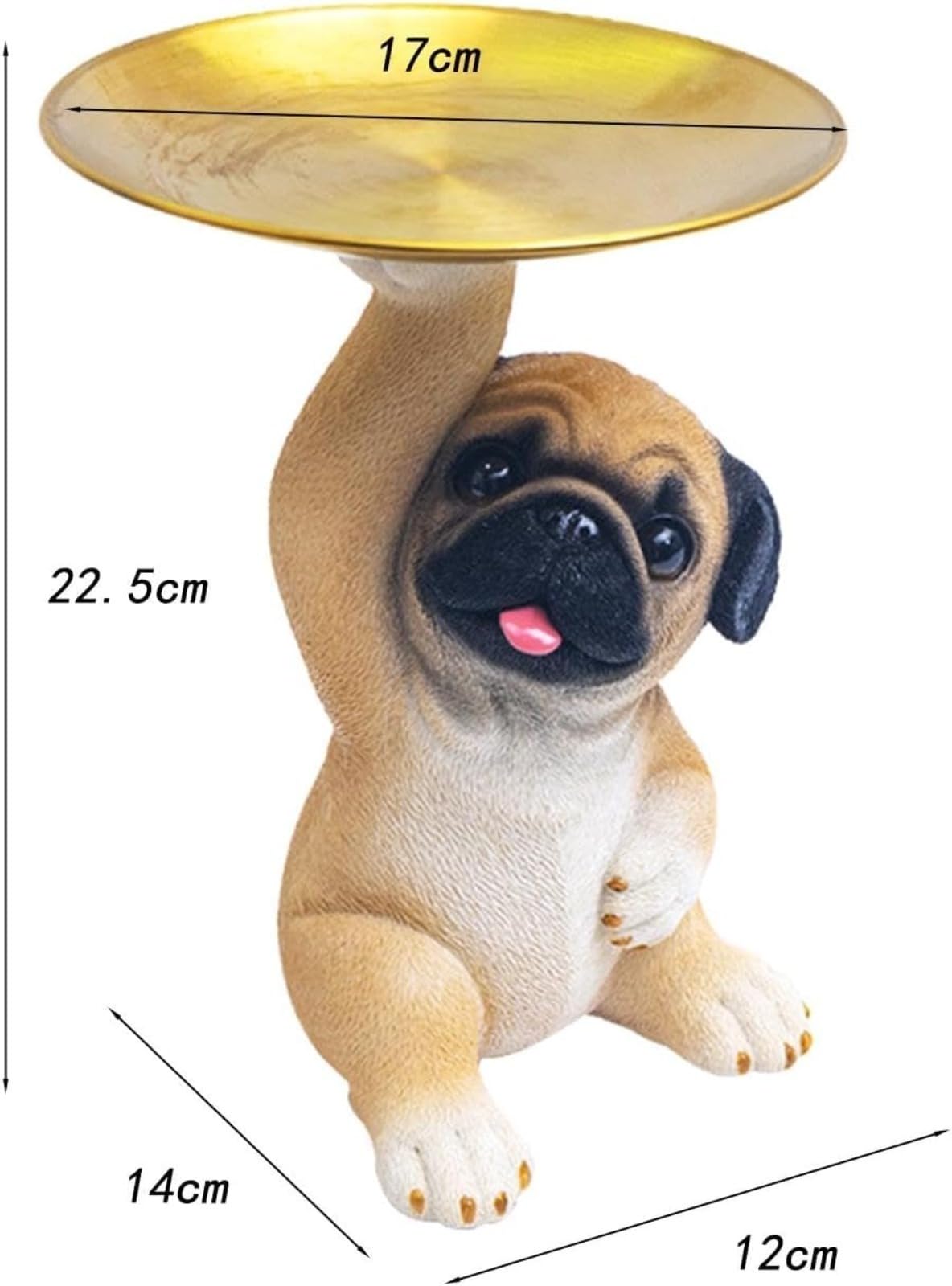 Vassoio Portachiavi Carlino In Resina - Design Divertente Per Ingresso O Tavolo - Foto 5