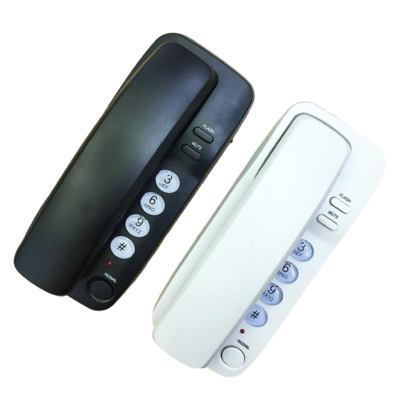 Telefono Fisso A Parete/da Scrivania Con Tasti Grandi, ABS Robusto, Vivavoce E Ricomposizione Ultimo Numero - 4